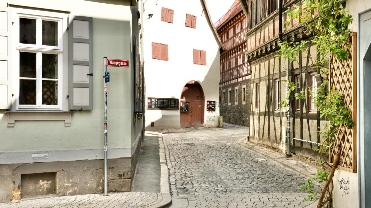 Gelber Loewe - Ferienwohnung In Der Erfurter Altstadt Dış mekan fotoğraf